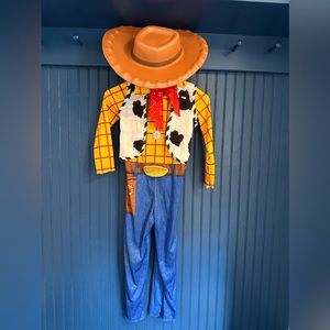 Toys Story 4 Woody Halloween Costume Size 4-6 Sheriff One Piece Suit